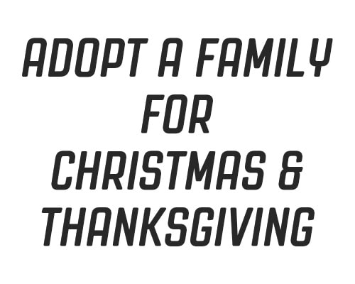 Adopt a Family for Christmas & Thanksgiving